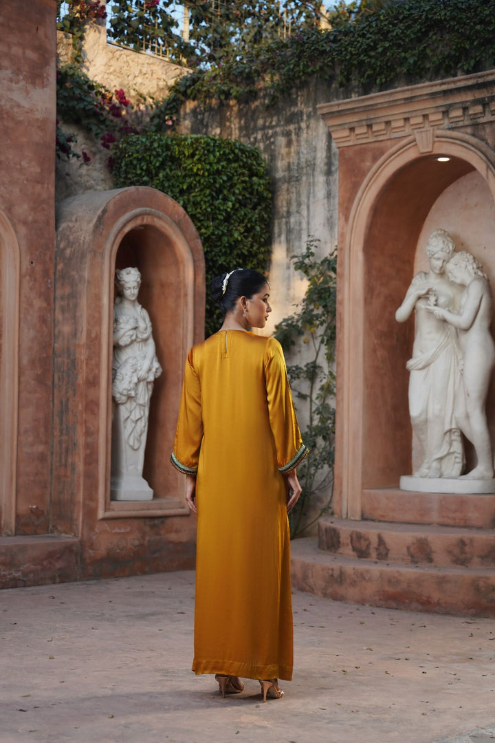 Aveline Kaftan- Mustard