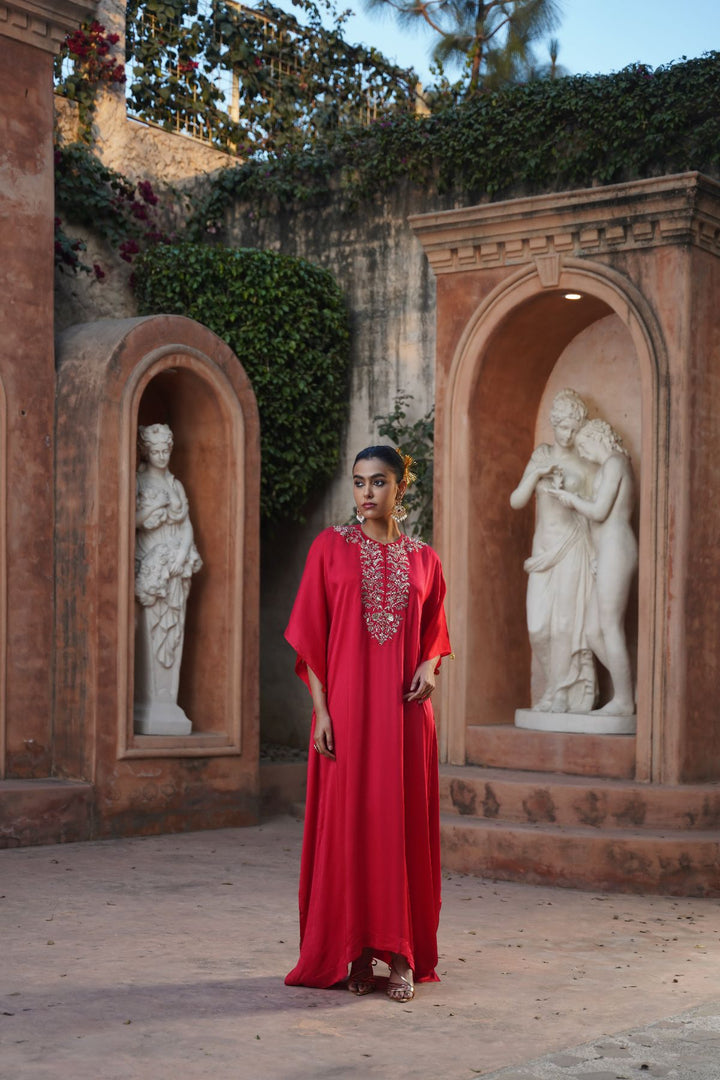 Orlina Kaftan- Red