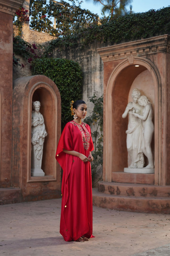 Orlina Kaftan- Red