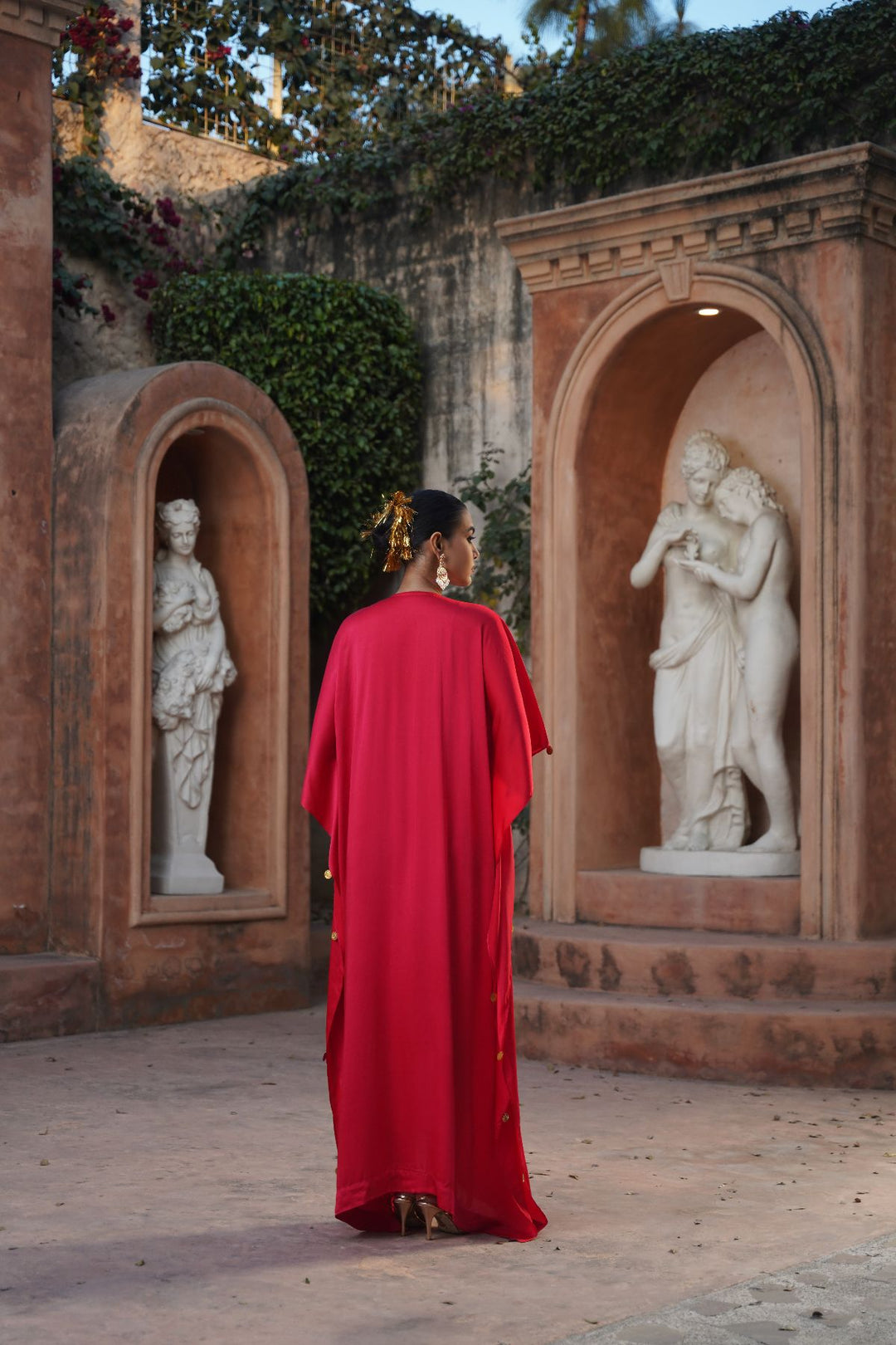 Orlina Kaftan- Red