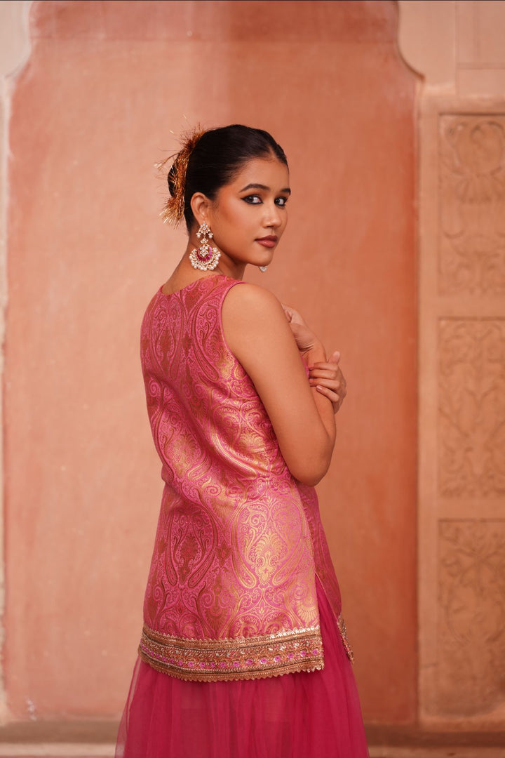 Giaa Skirt Set - Fuchsia Pink