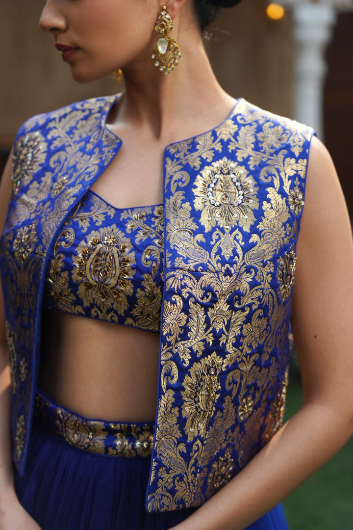 Azul Skirt Set - Blue