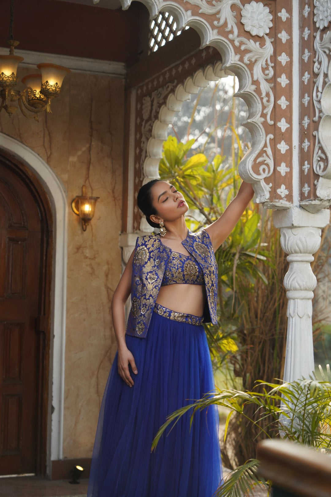 Azul Skirt Set - Blue