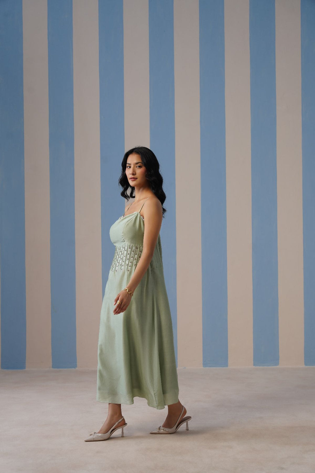 Aria Dress - Sage