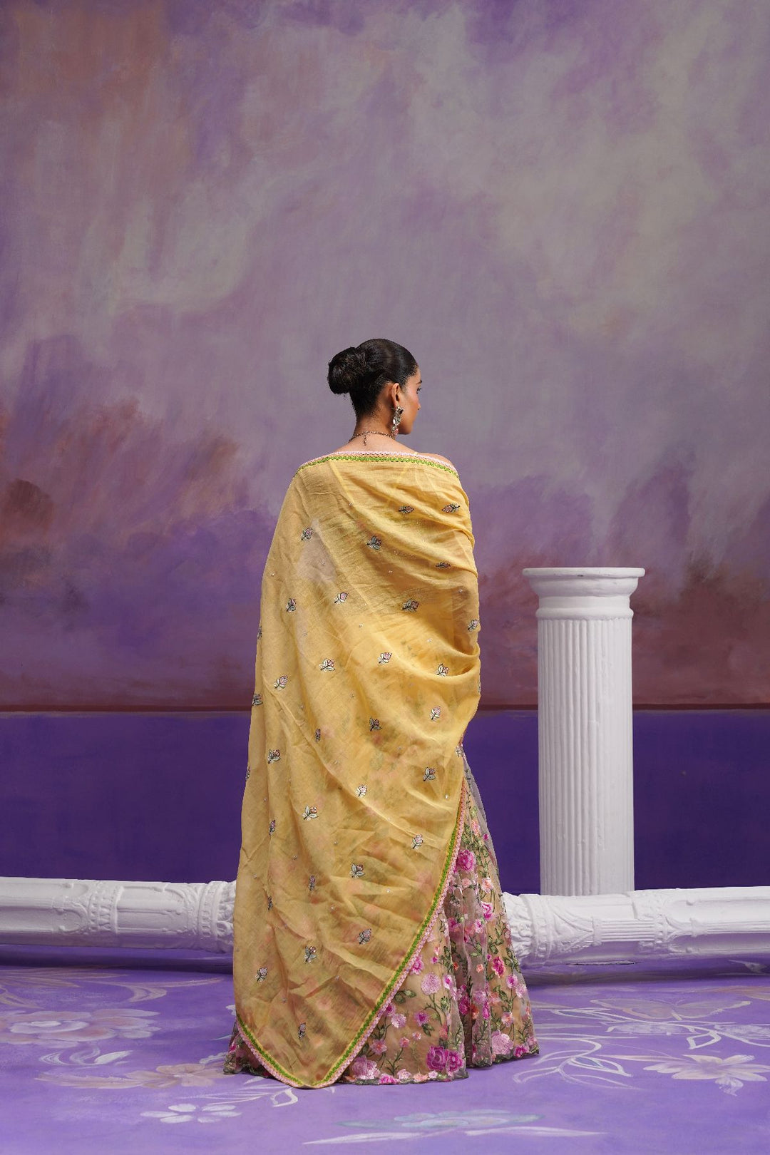 Gulnar Lehenga Set-Mustad