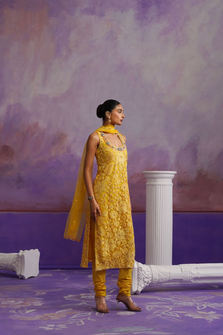 Cira Suit Set-Yellow