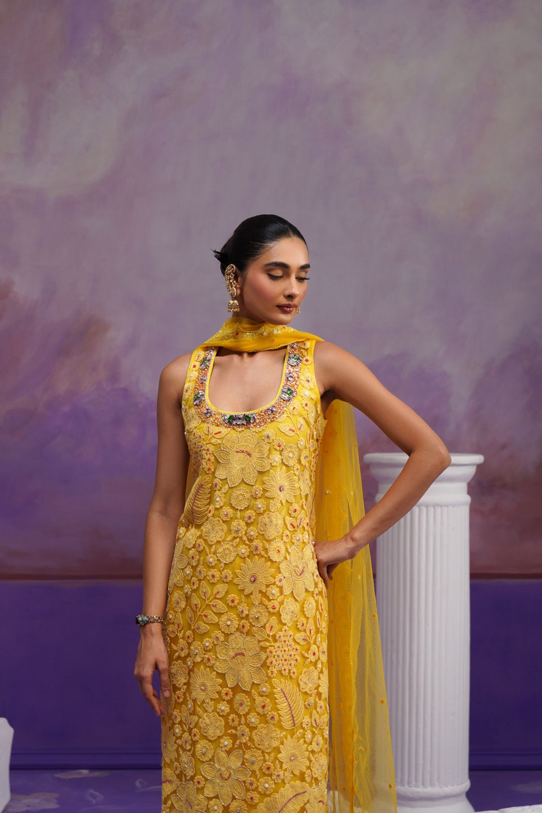 Cira Suit Set-Yellow