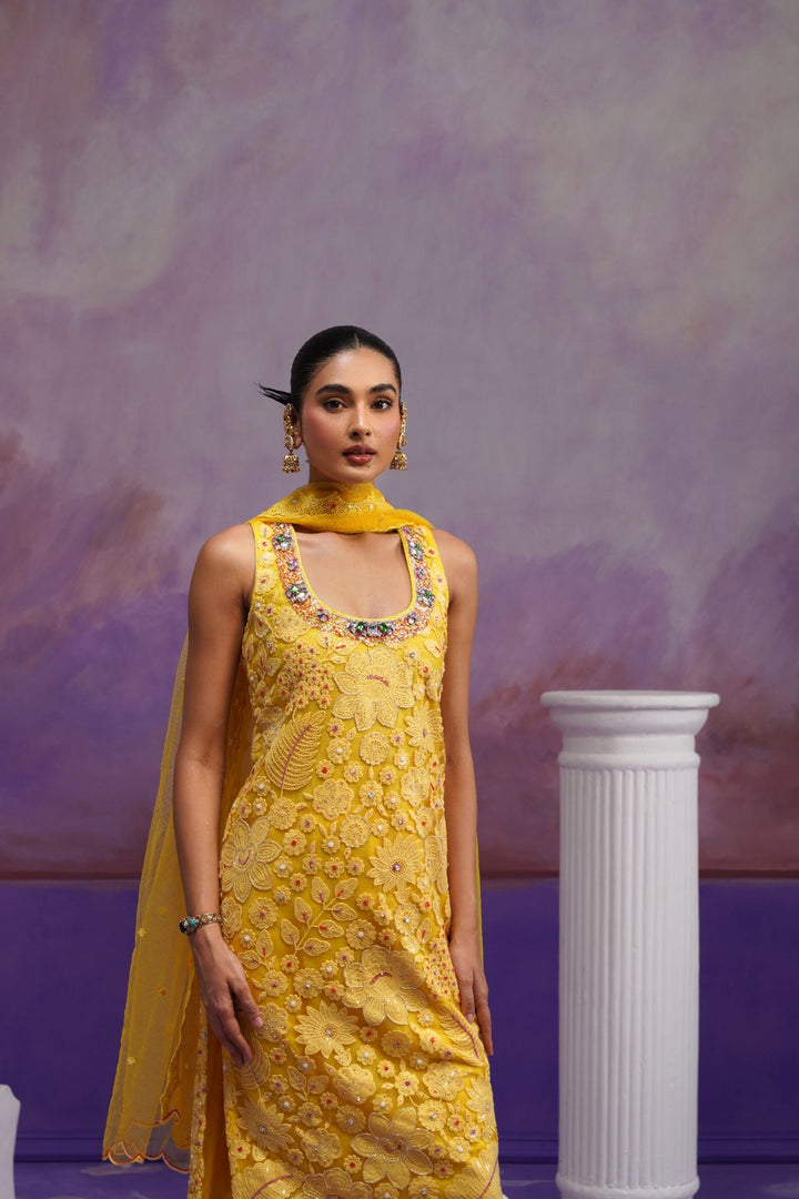 Cira Suit Set-Yellow