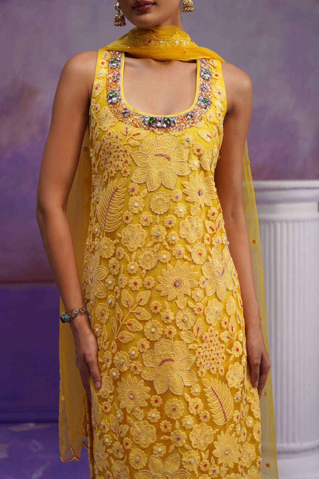 Cira Suit Set-Yellow