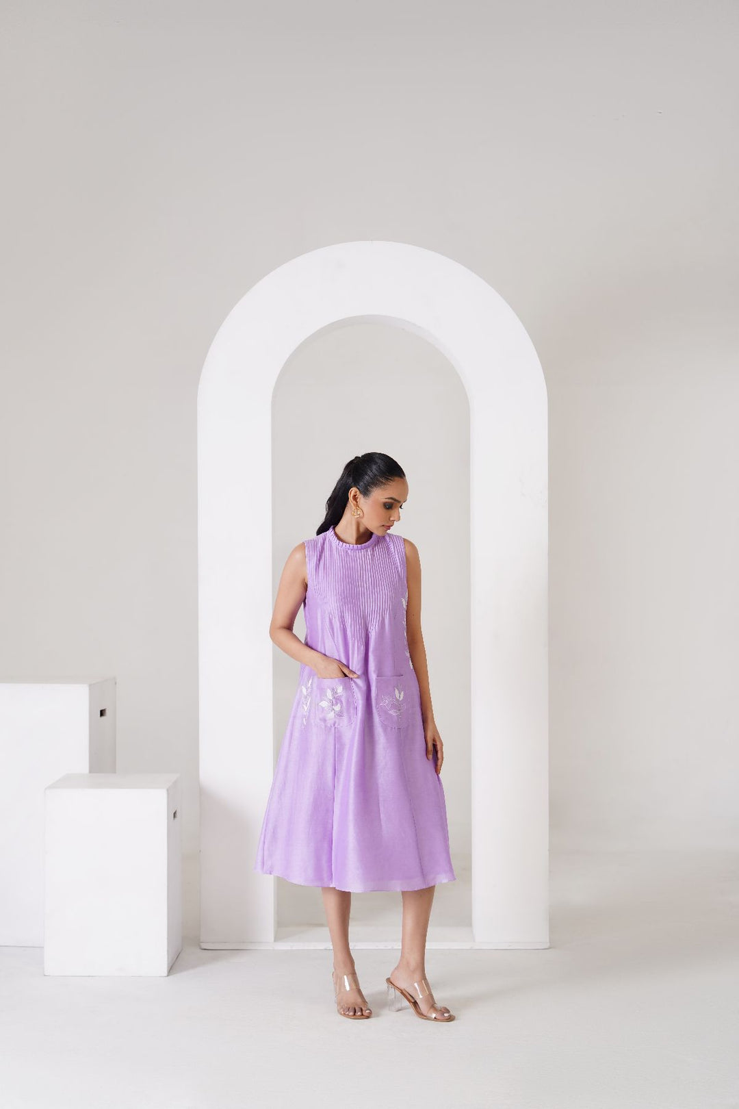 Alina Dress - Lilac