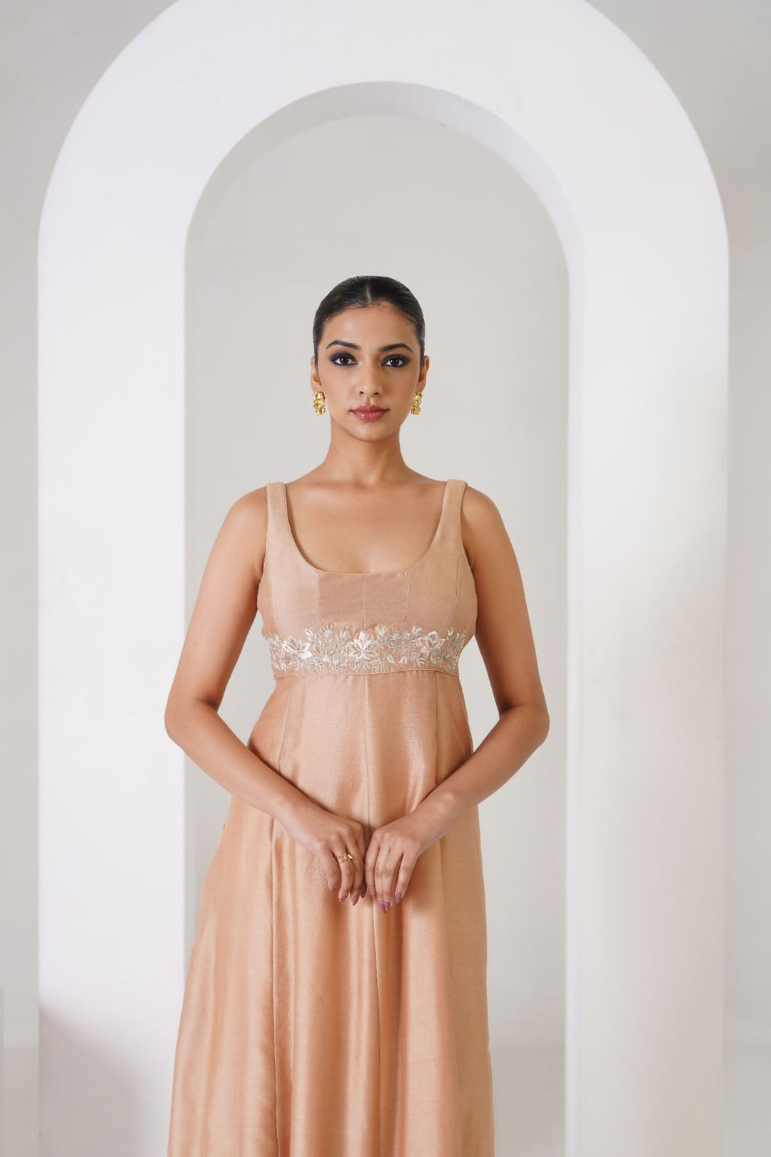 Doree  Dress - Honey Gold
