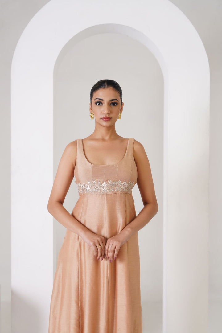 Doree  Dress - Honey Gold