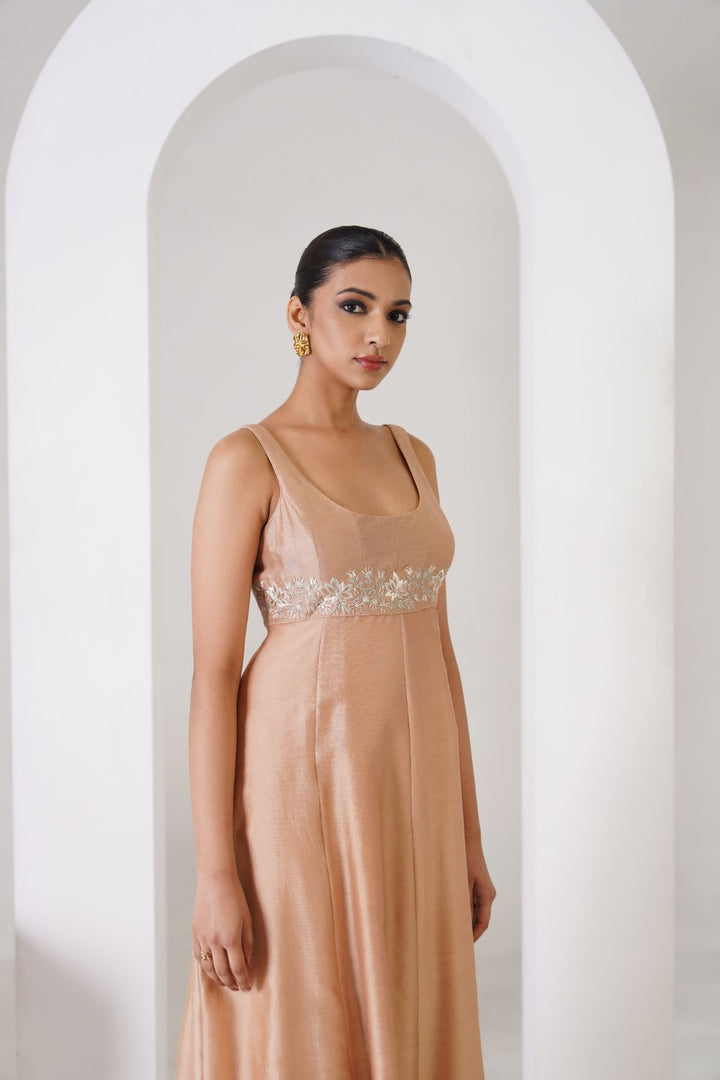 Doree  Dress - Honey Gold