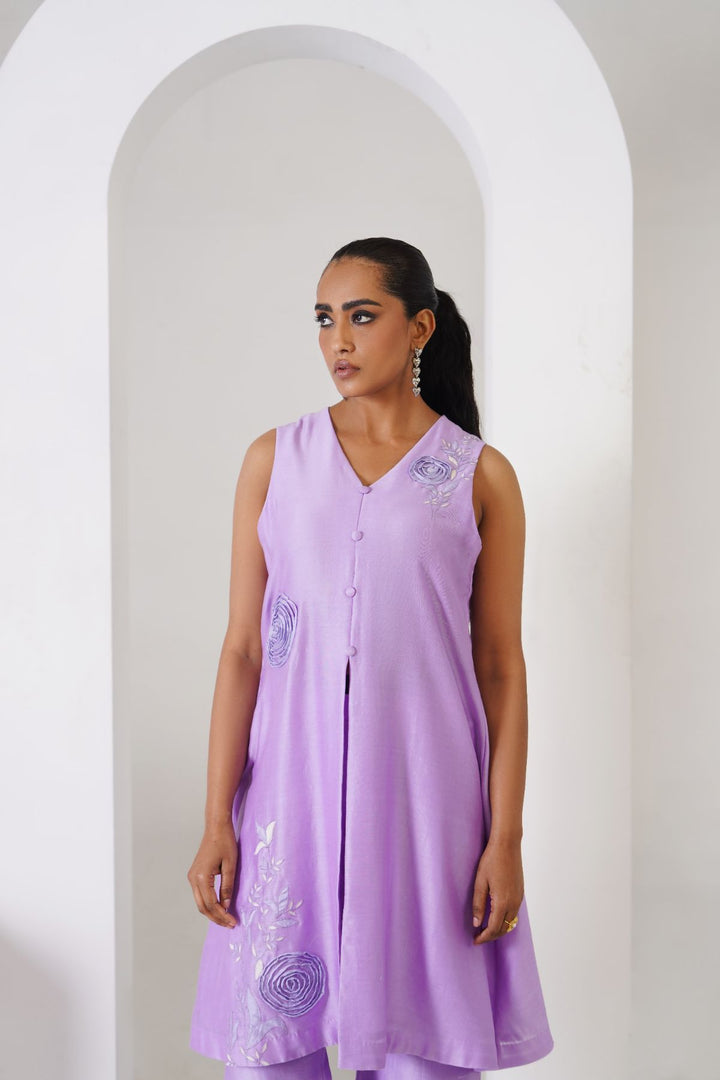 Amara Co-Ord Set - Lavender