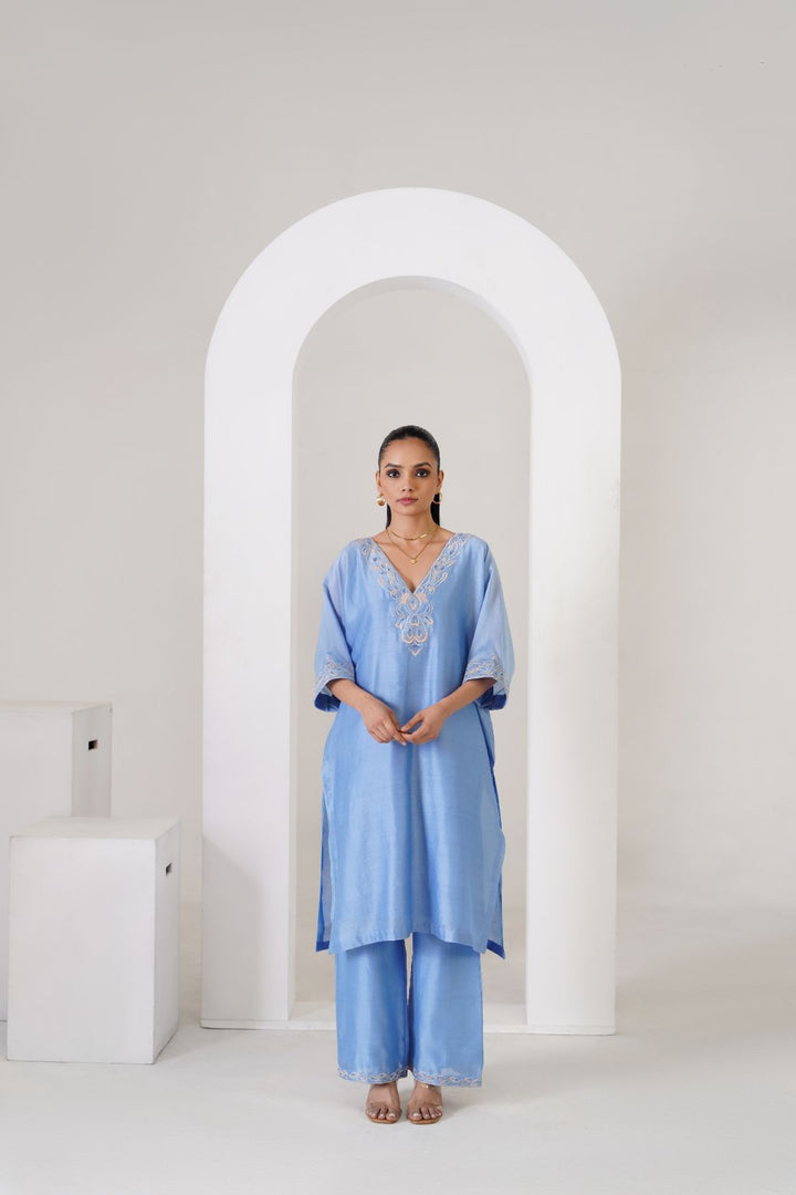 Viola Co-Ord Set - Powder Blue