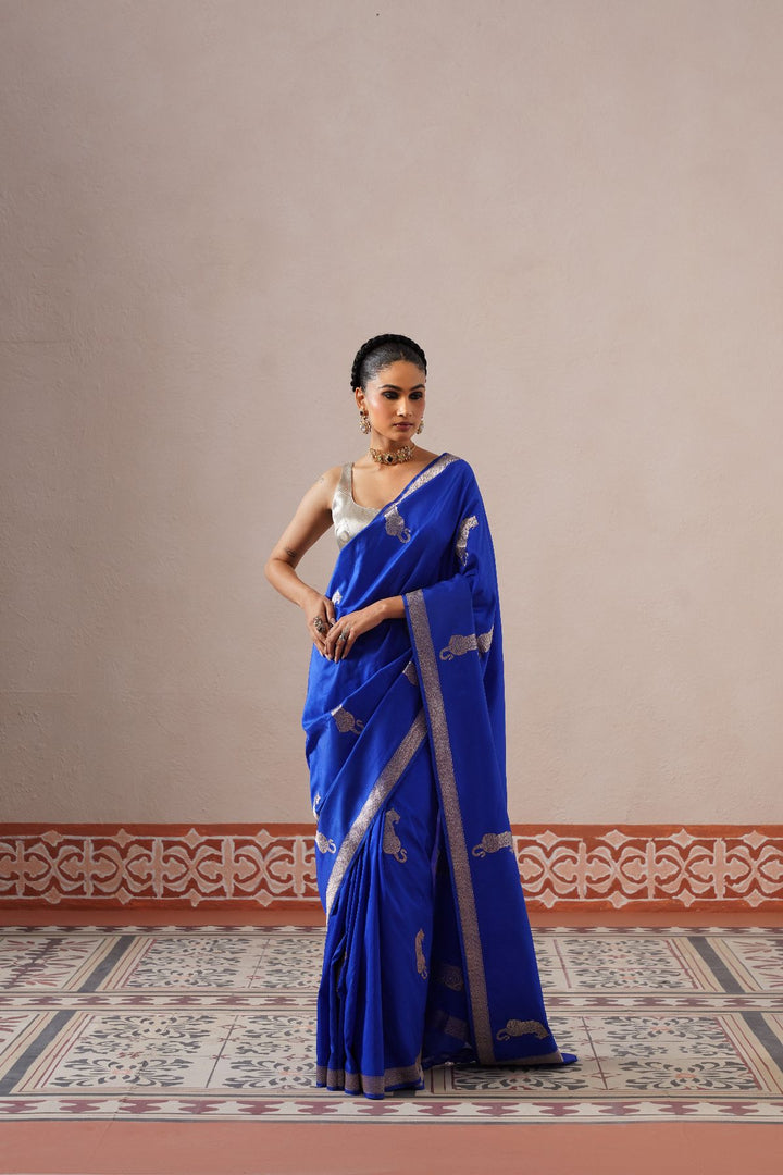 Blue Tiger Saree