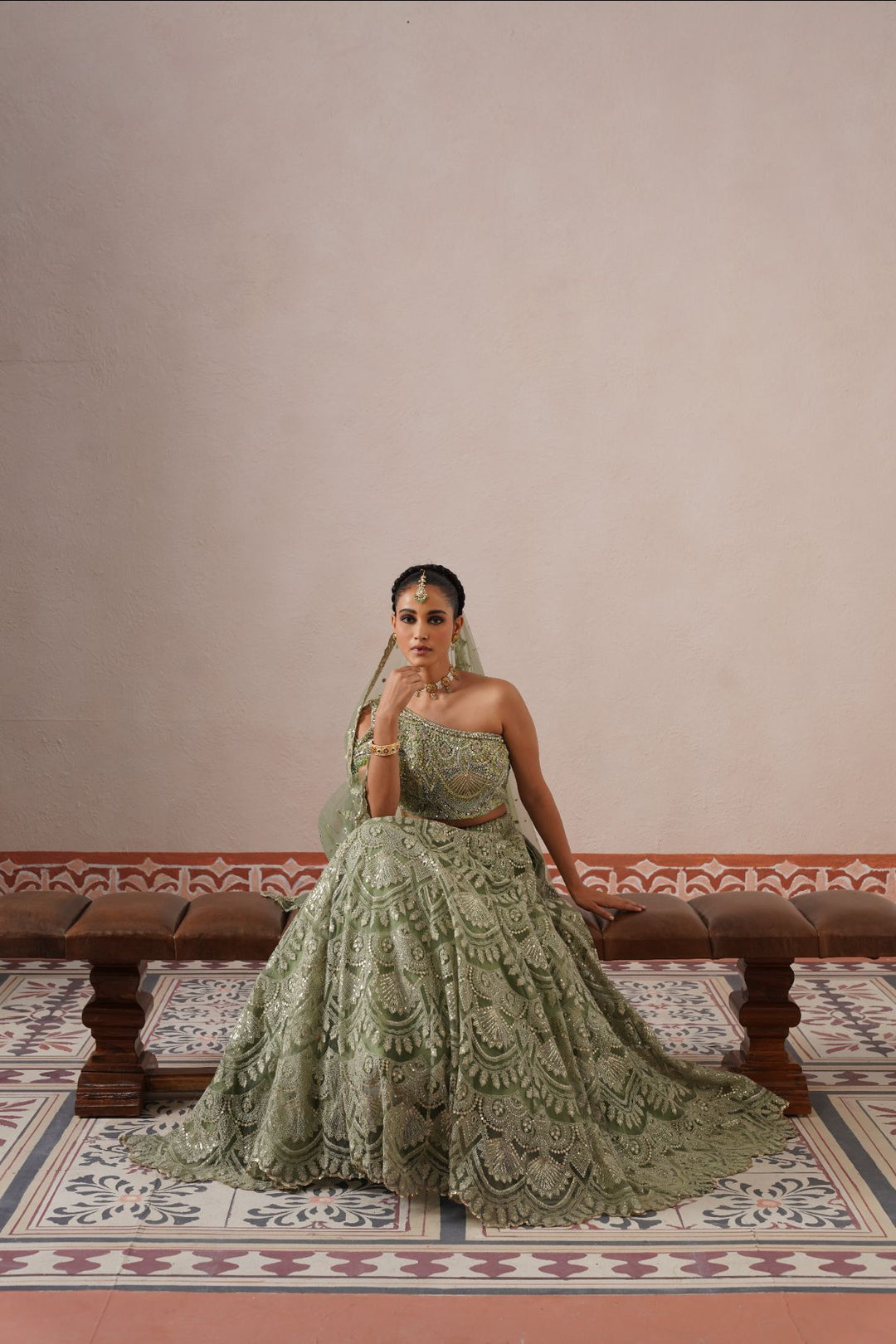 Olivia Floral Lehenga Set