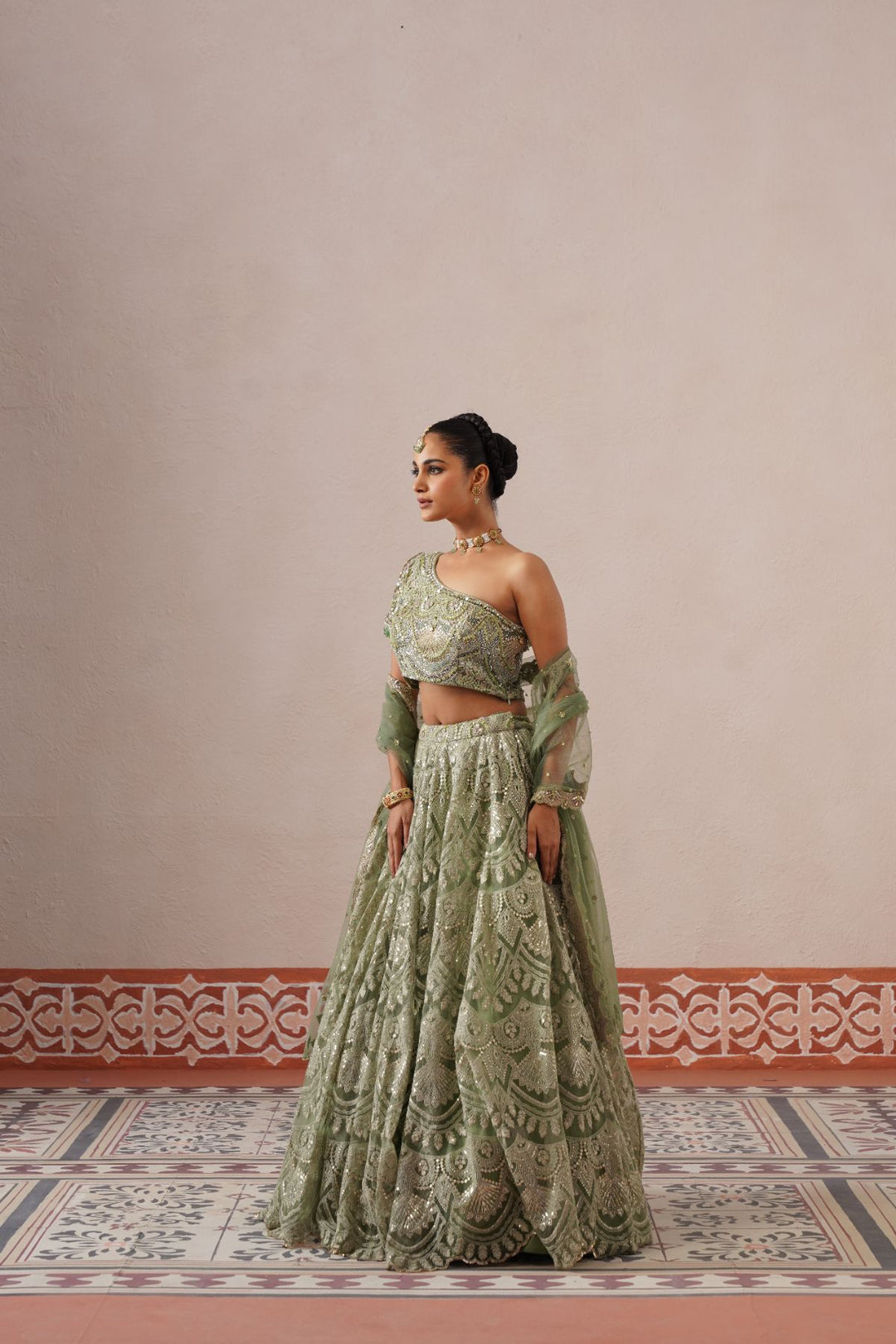 Olivia Floral Lehenga Set