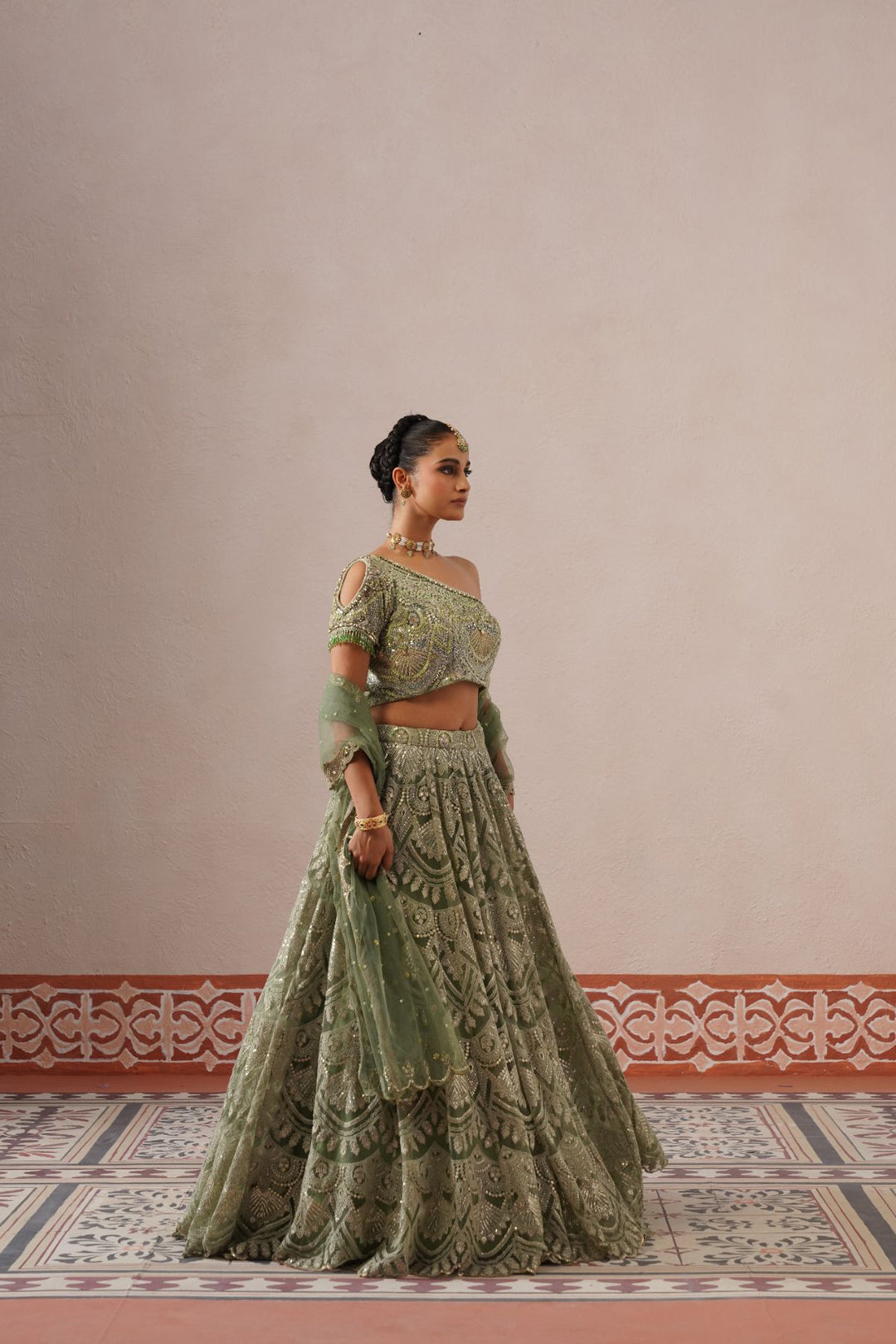 Olivia Floral Lehenga Set