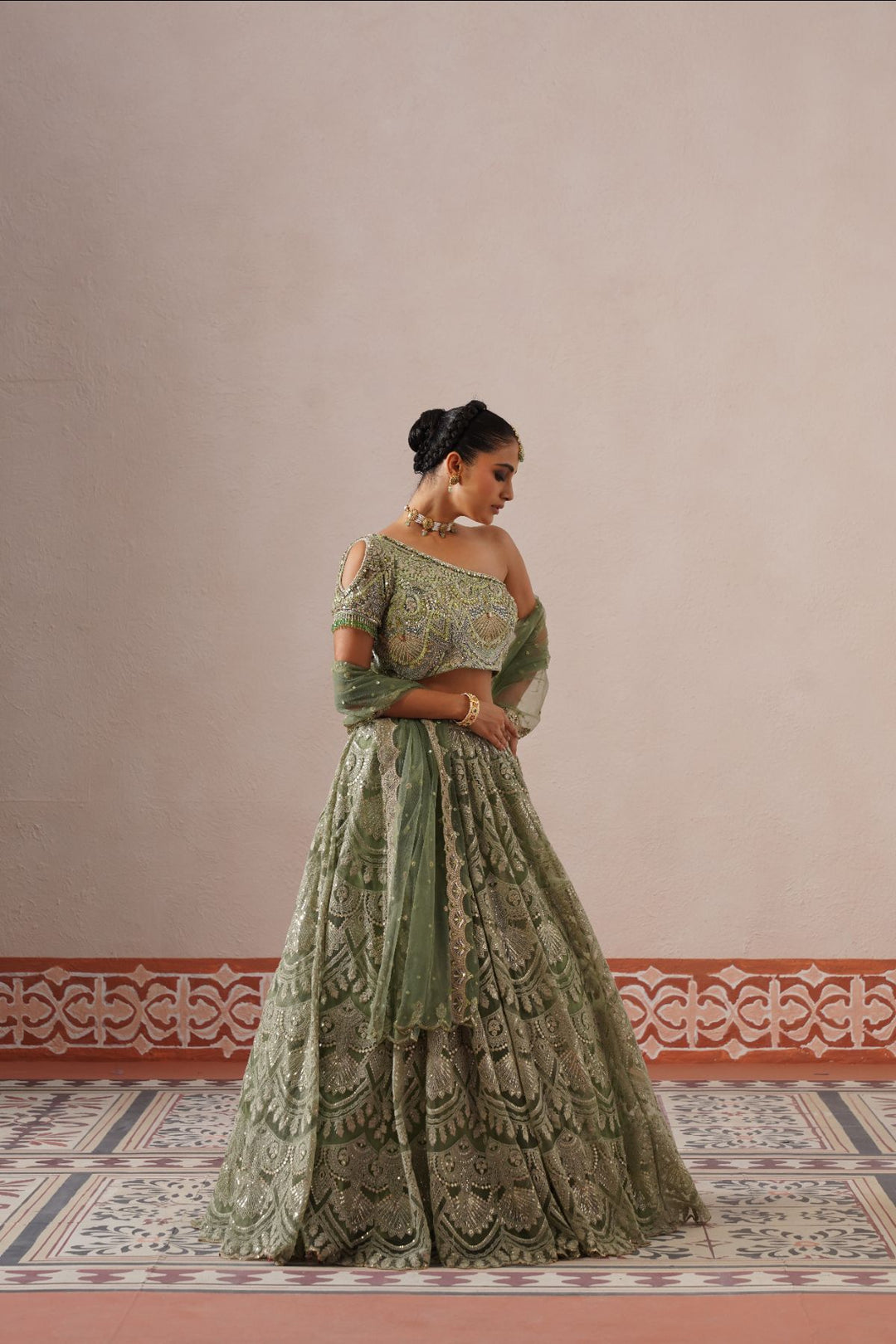 Olivia Floral Lehenga Set