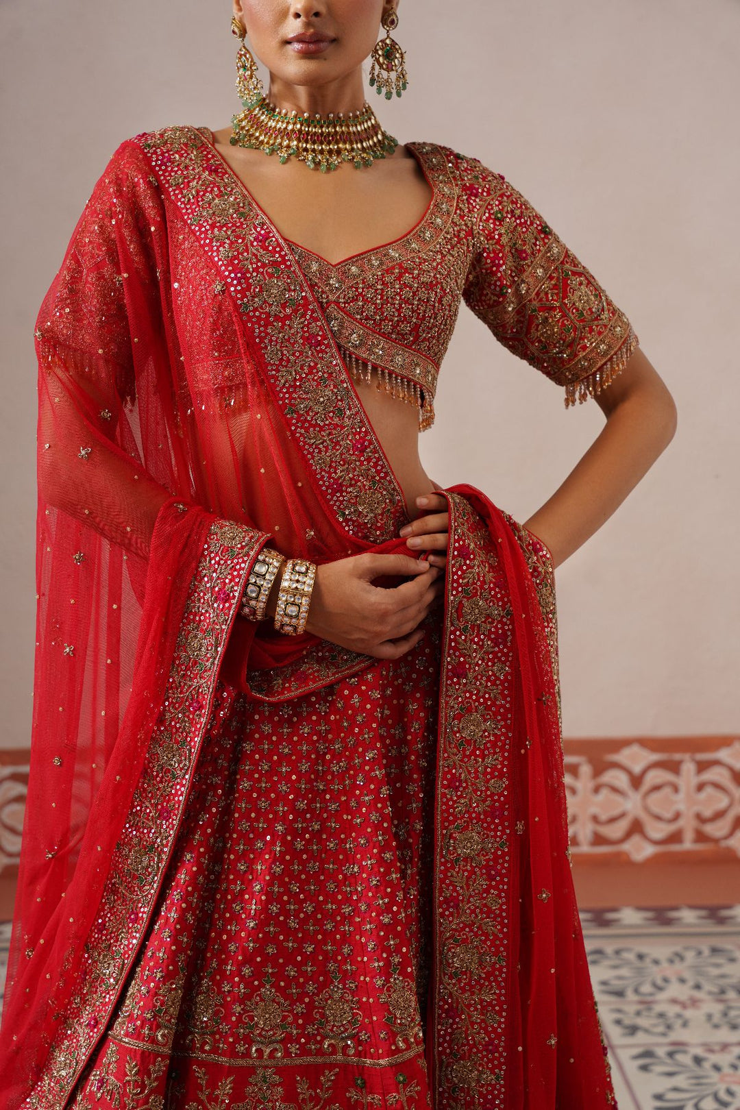 Surea Lehenga/Choli/Dupatta