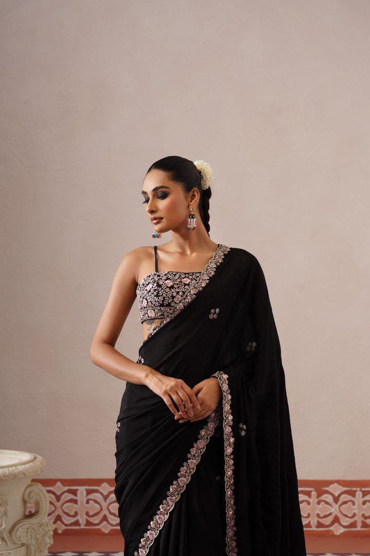 Velmira Saree-Black