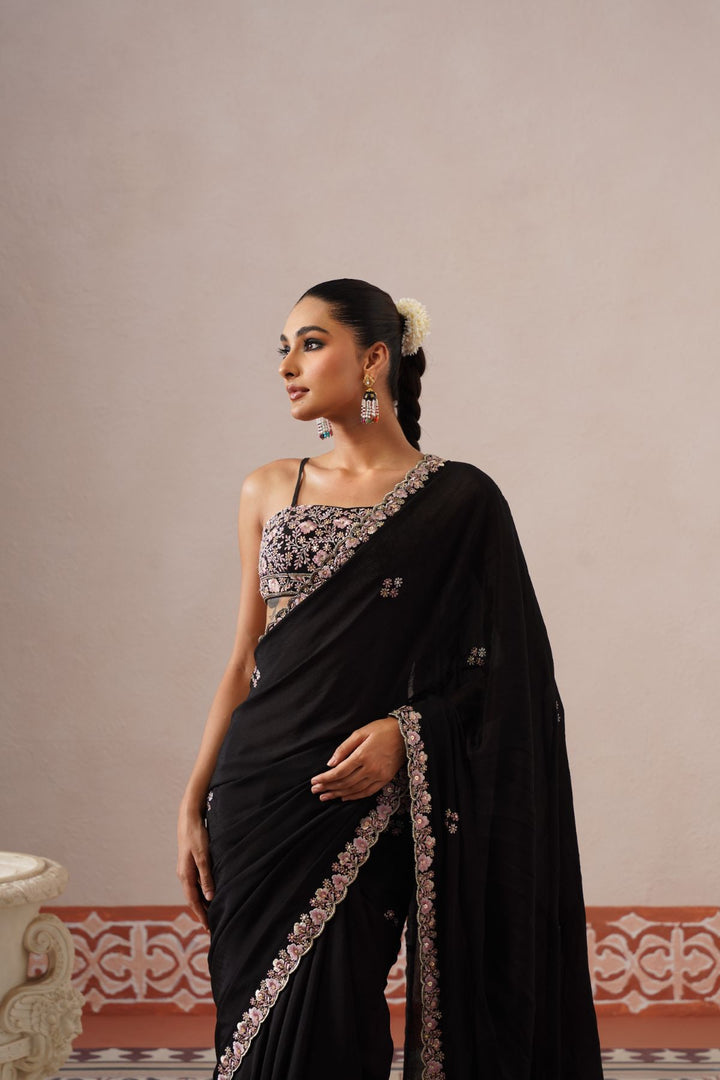 Velmira Saree-Black