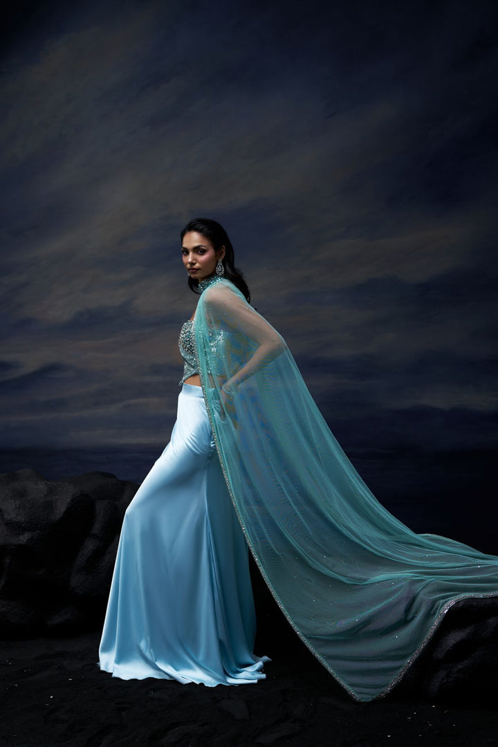 Whispering Waves Skirt Set