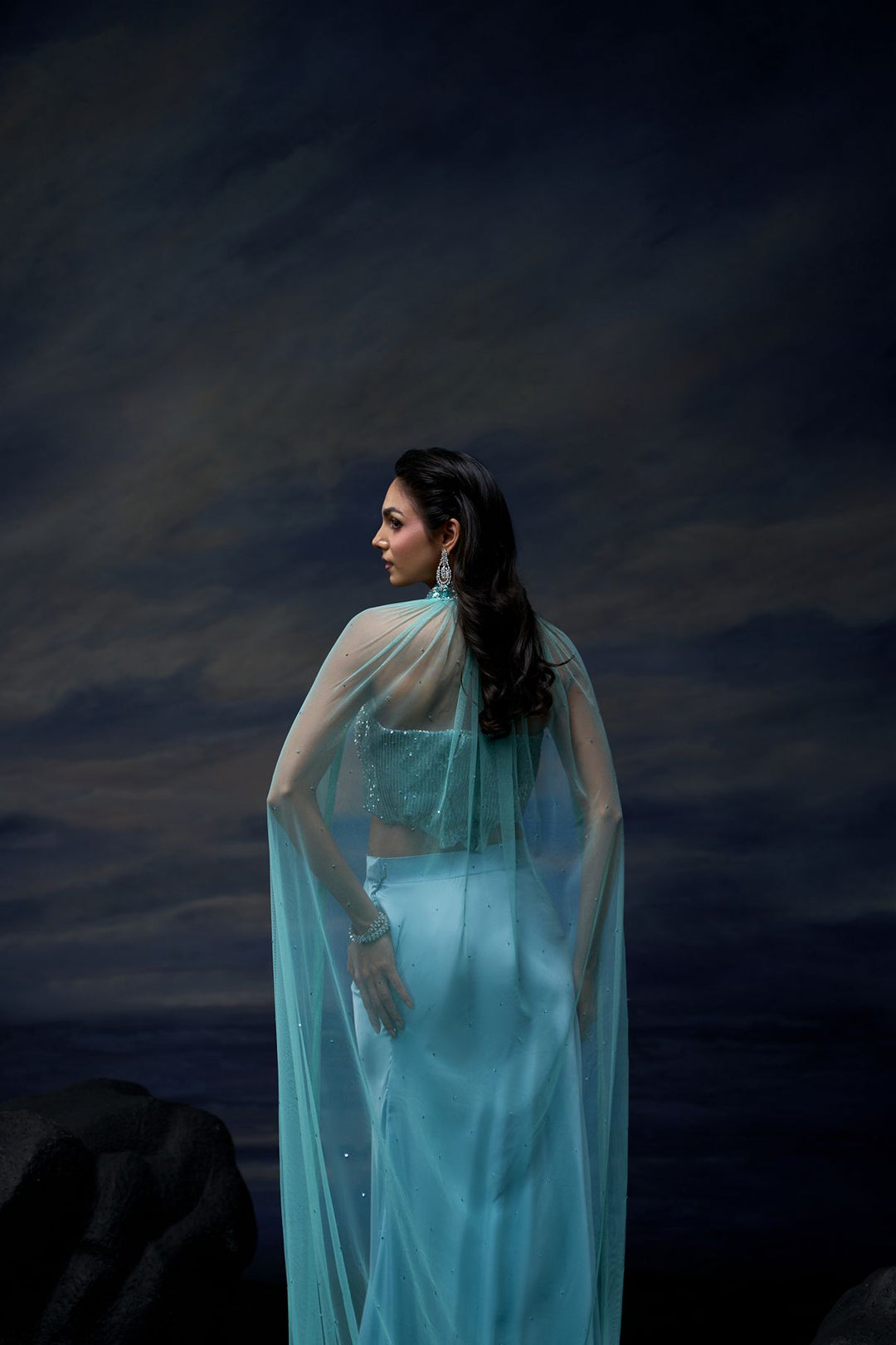 Whispering Waves Skirt Set