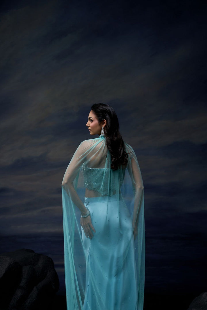 Whispering Waves Skirt Set