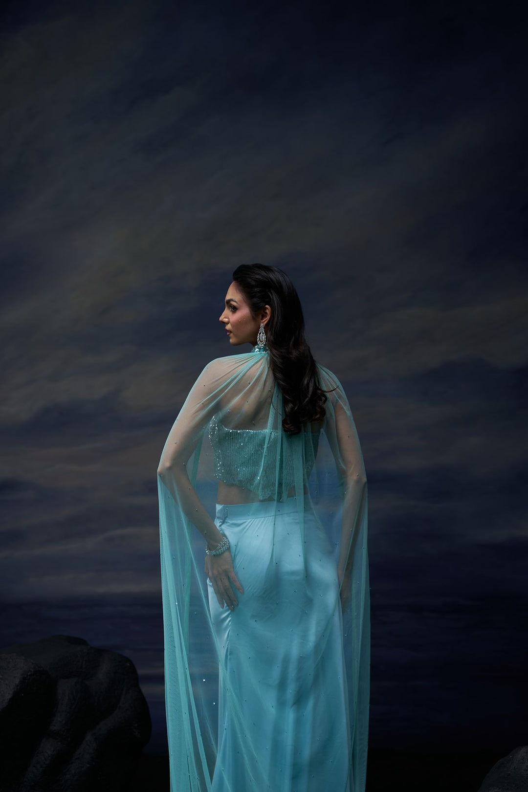 Whispering Waves Skirt Set
