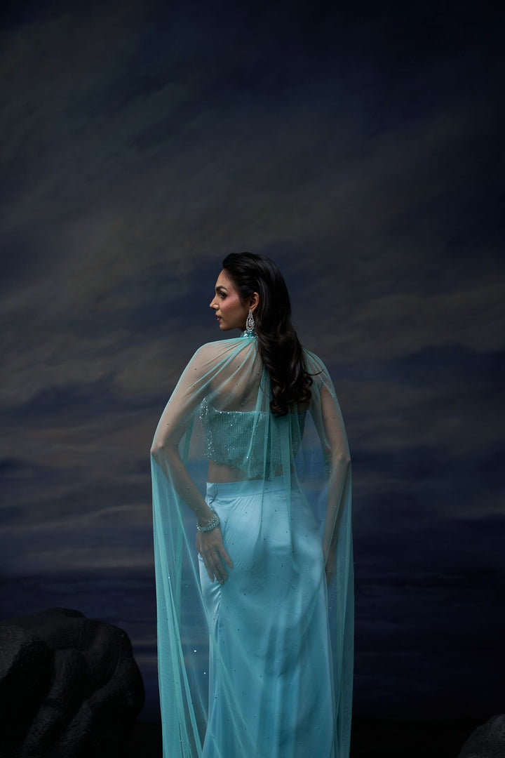 Whispering Waves Skirt Set