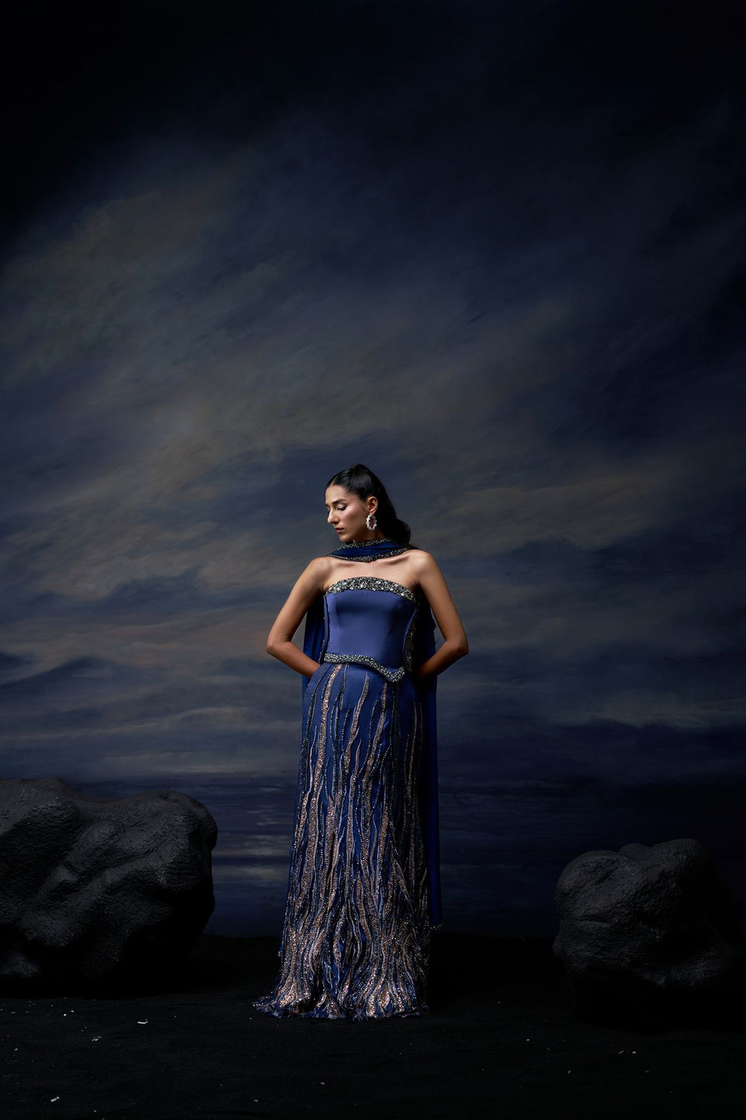 Ocean Majesty Lehenga Set