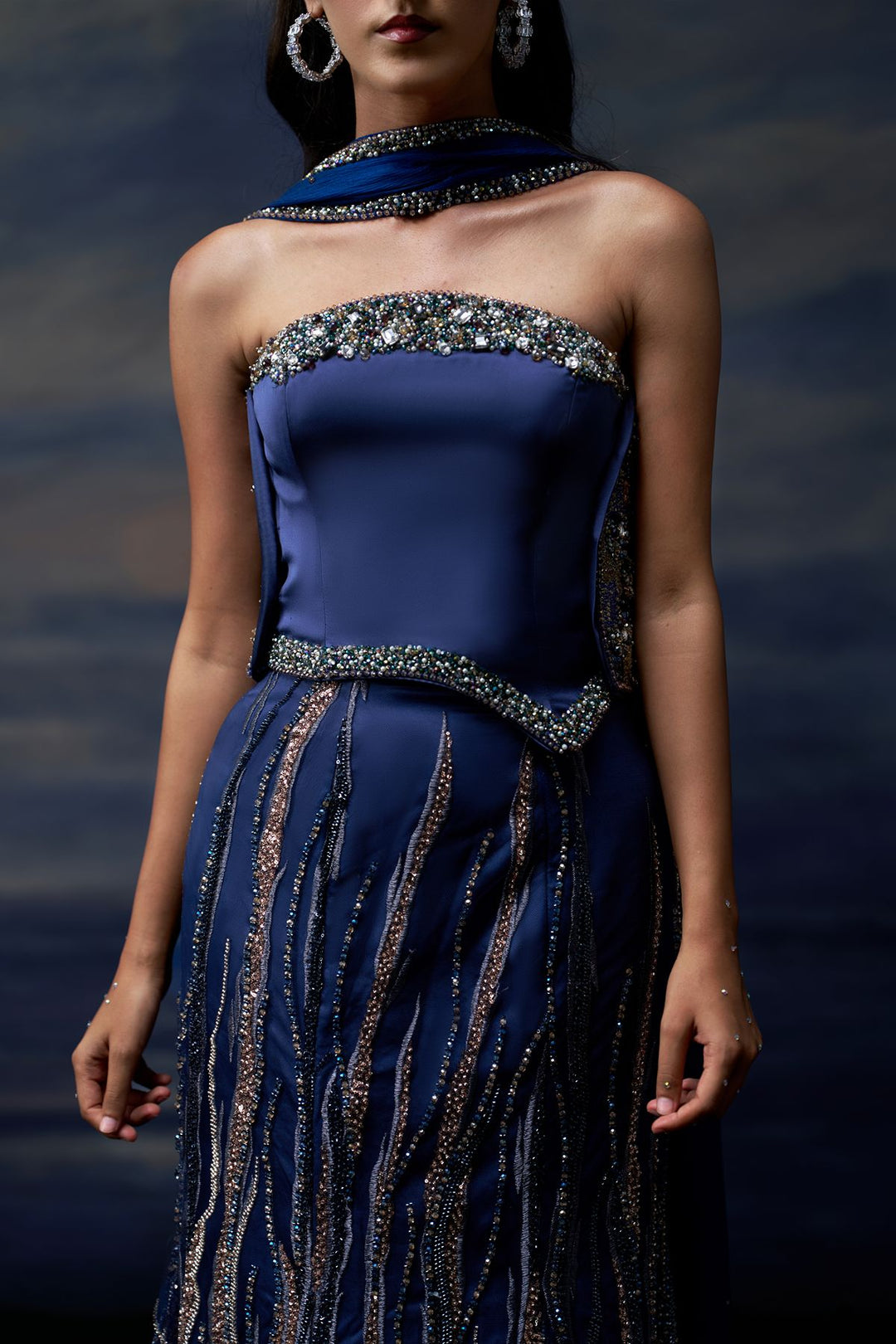 Ocean Majesty Lehenga Set
