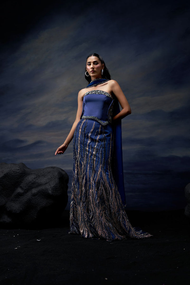 Ocean Majesty Lehenga Set