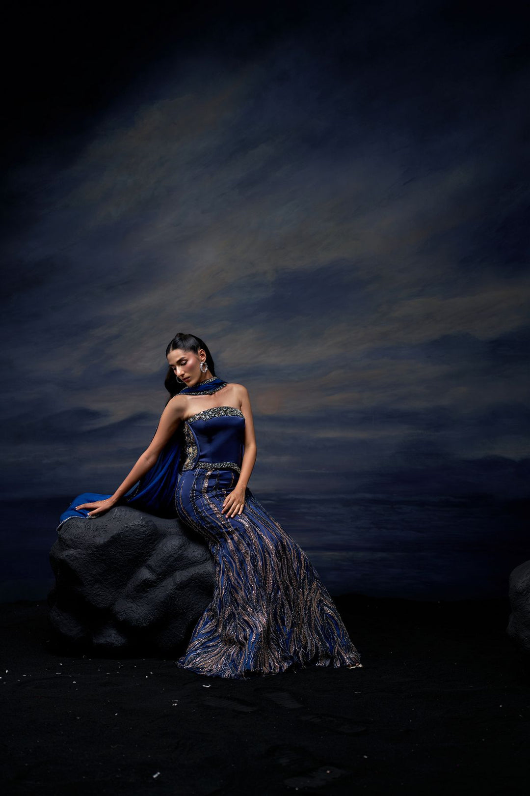 Ocean Majesty Lehenga Set