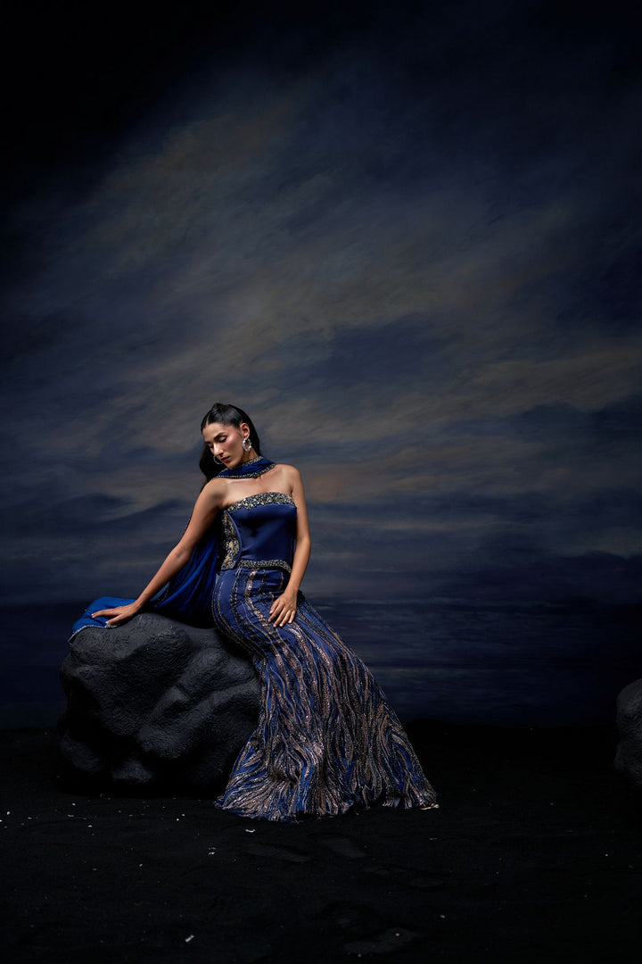 Ocean Majesty Lehenga Set