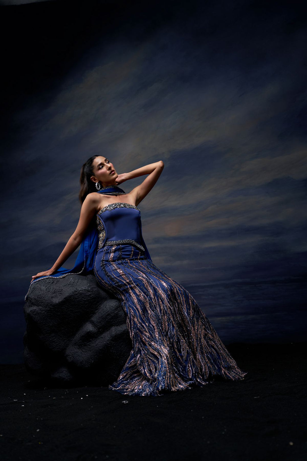 Ocean Majesty Lehenga Set