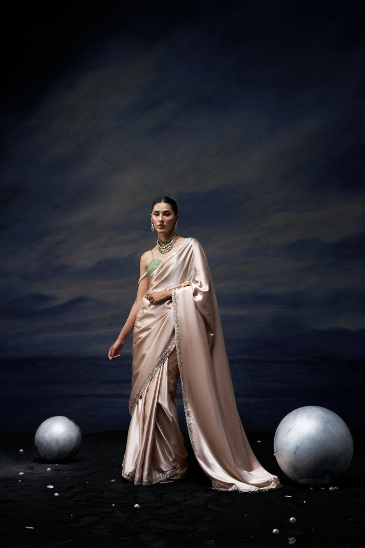 Sea Rose Saree Set