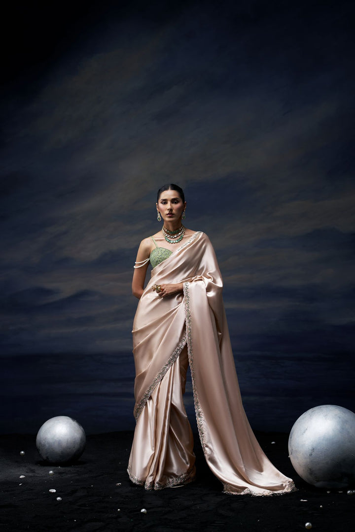 Sea Rose Saree Set