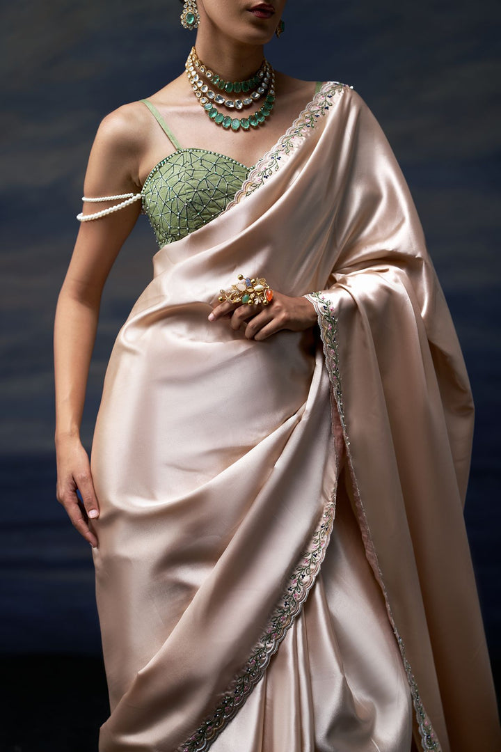 Sea Rose Saree Set