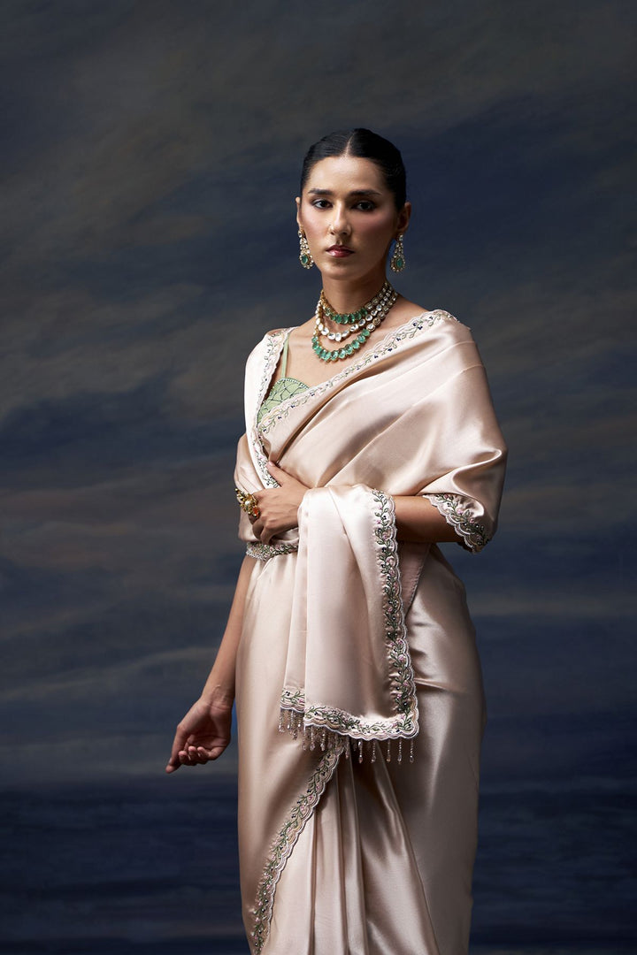 Sea Rose Saree Set