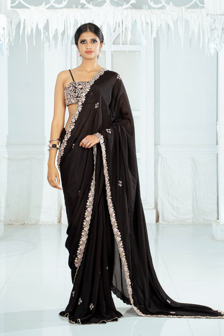 Velmira Saree-Black