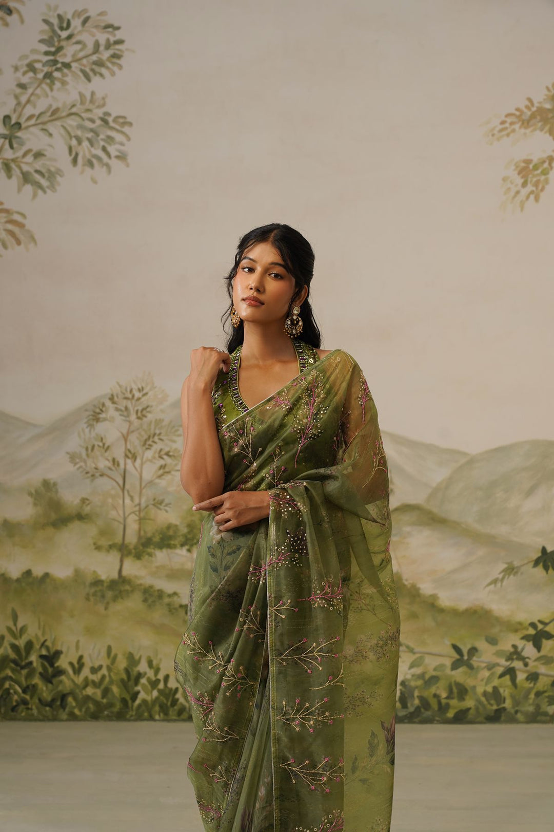 Elina Saree Set