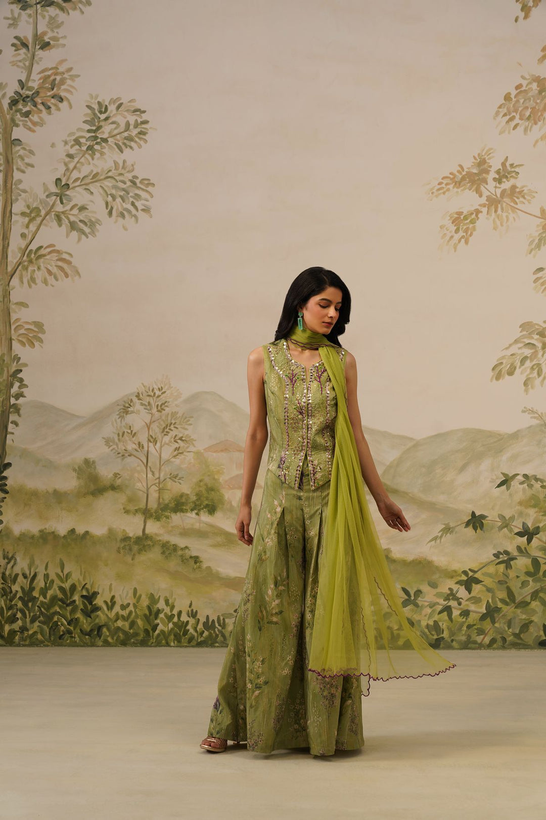 Aneya Sharara Set