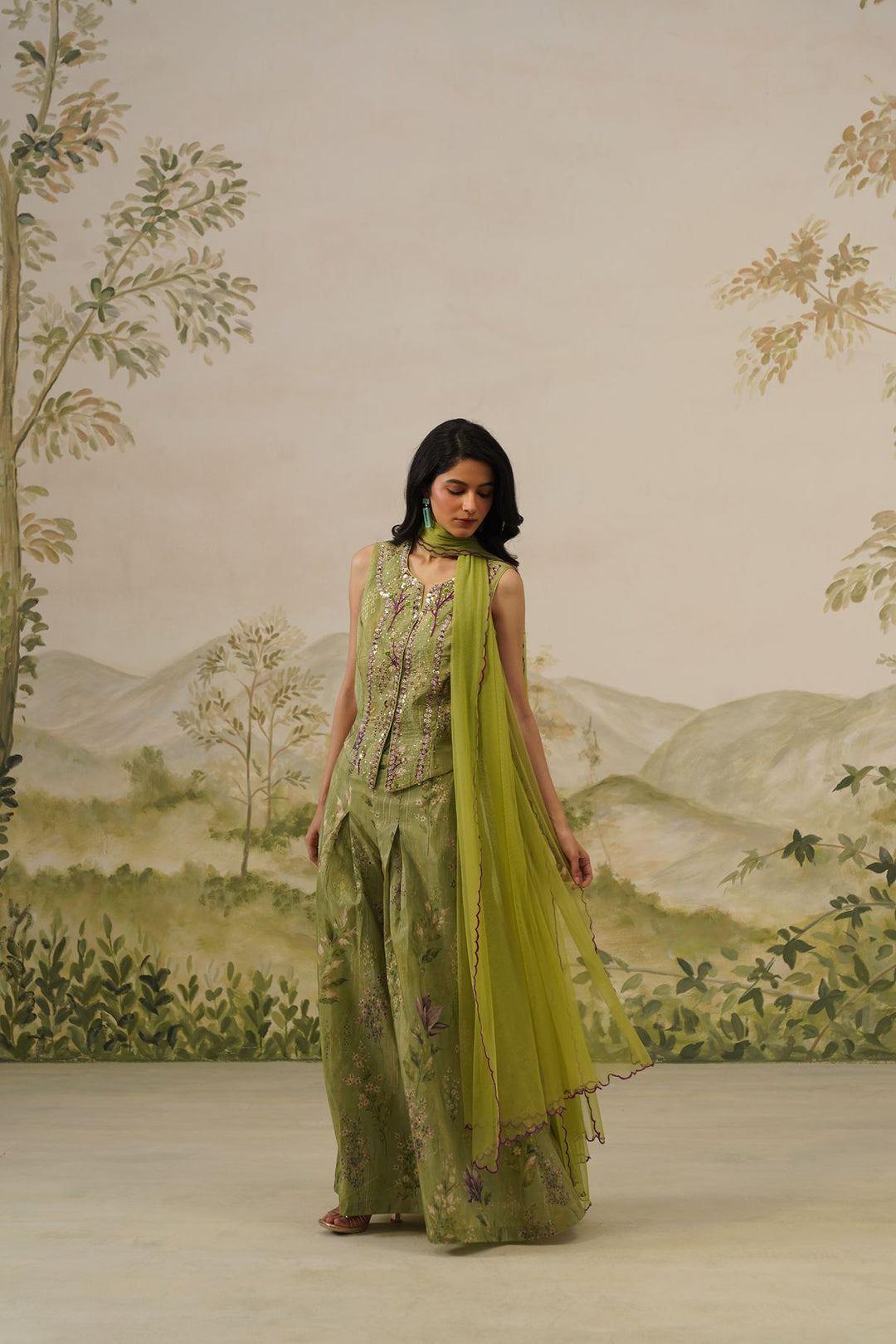 Aneya Sharara Set