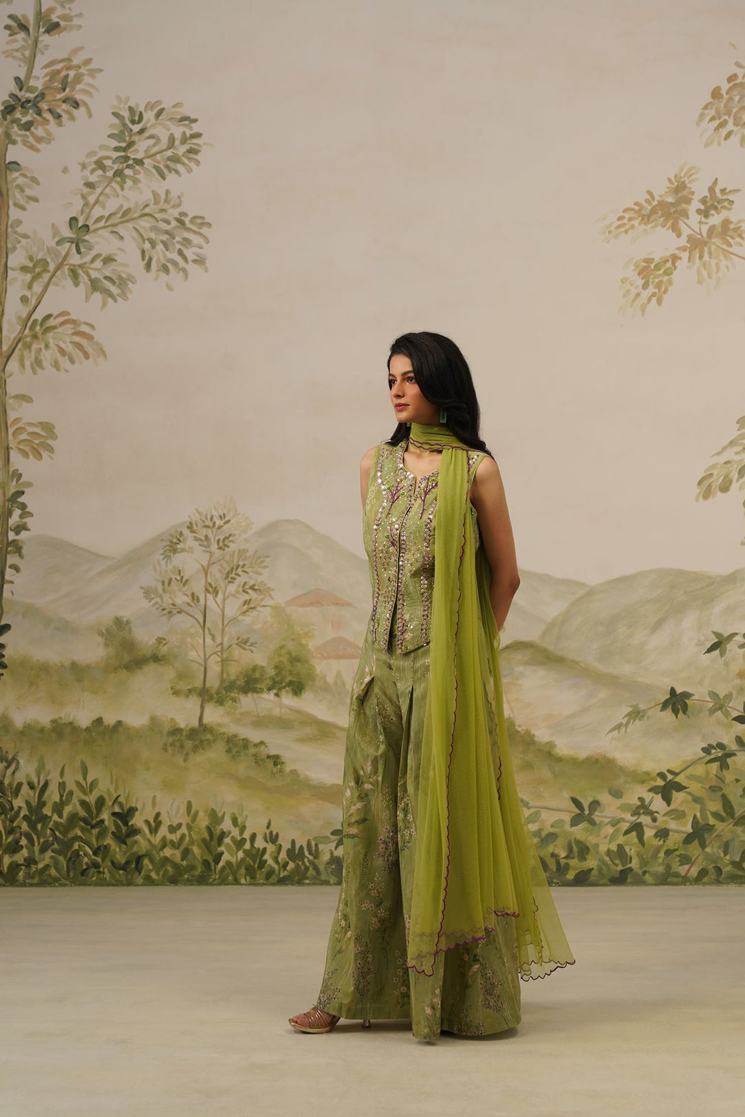 Aneya Sharara Set